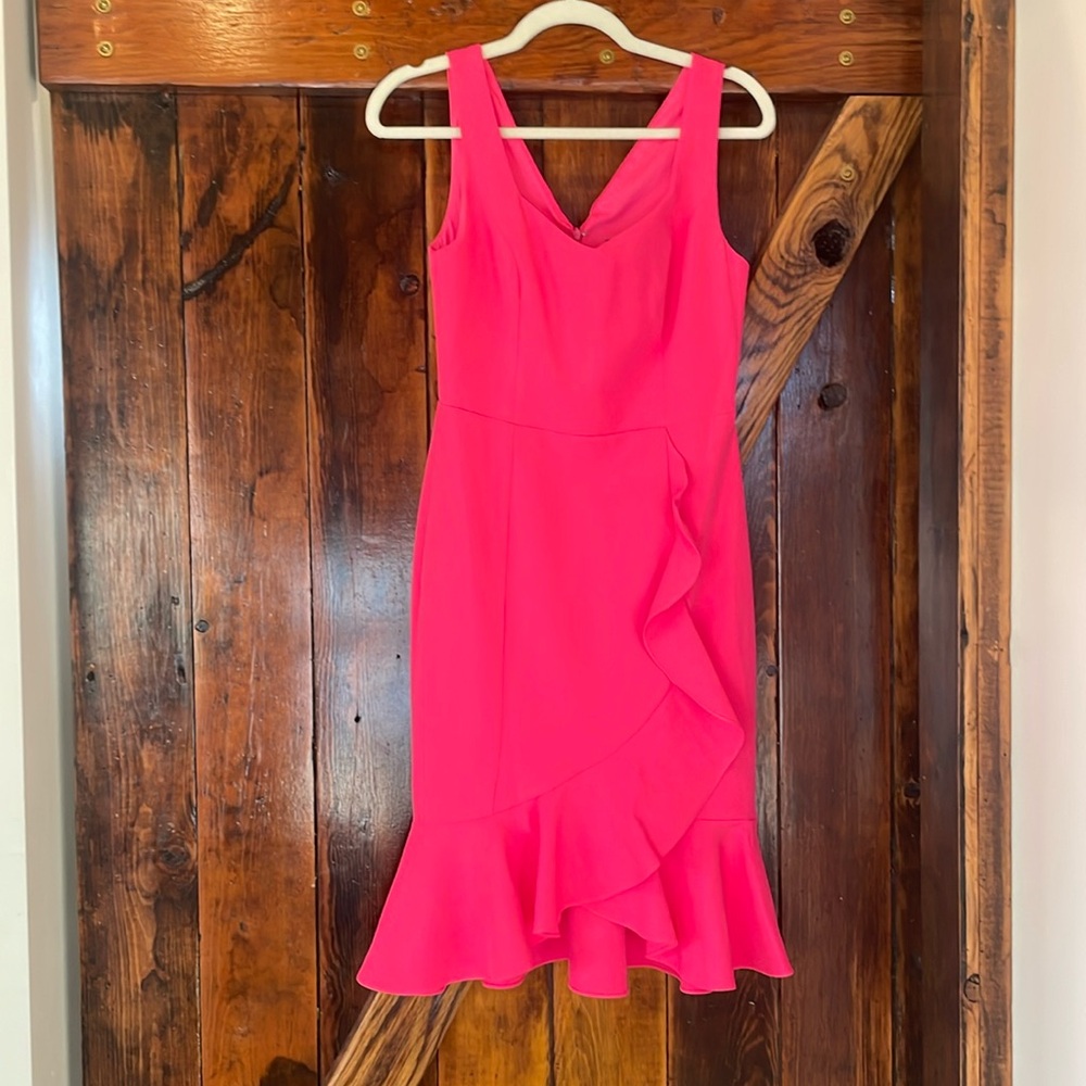 Laundry by Shelli segal size 2 dress hot pink